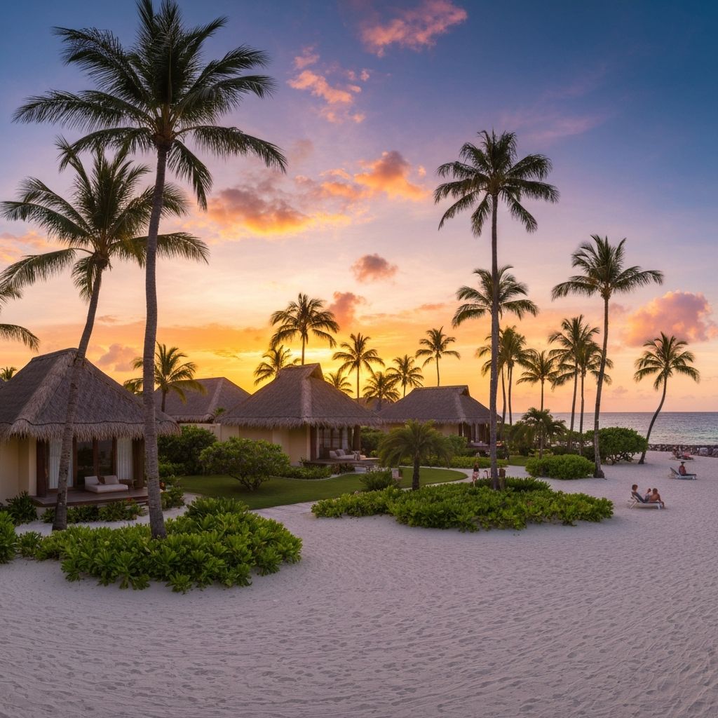 Luxury tropical resort